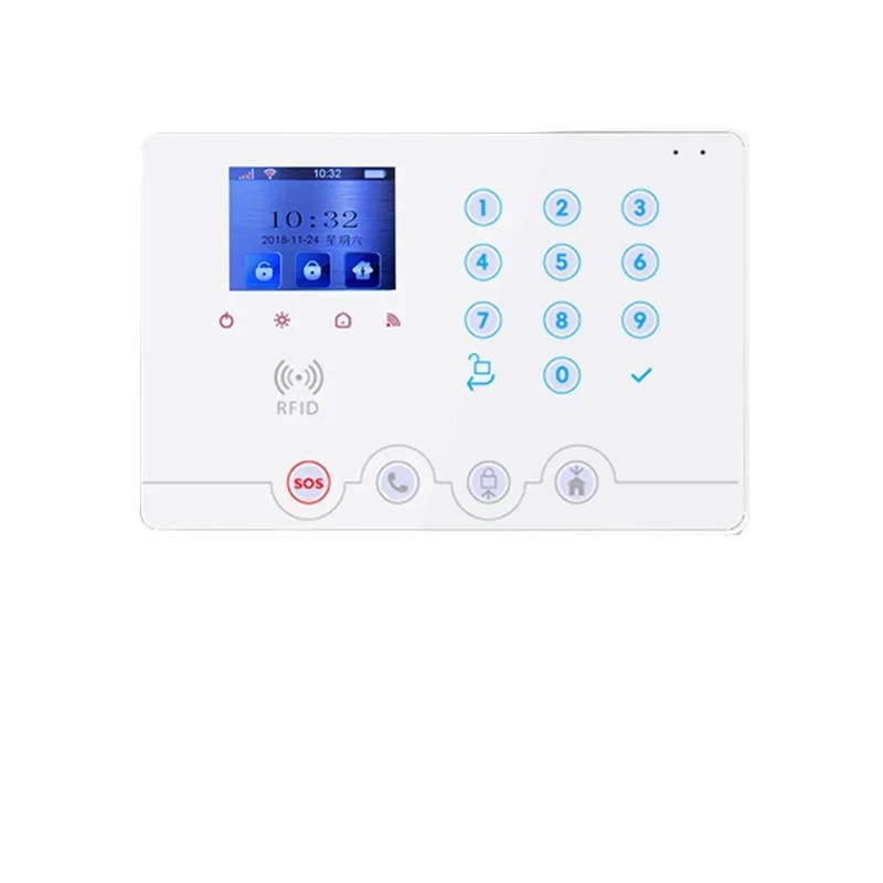 Doodle smart alarm host WIFI 4G dual network smart home alarm full set of anti-theft alarm system
Doodle smart alarm host WIFI 4G dual network smart home alarm full set of anti-theft alarm system