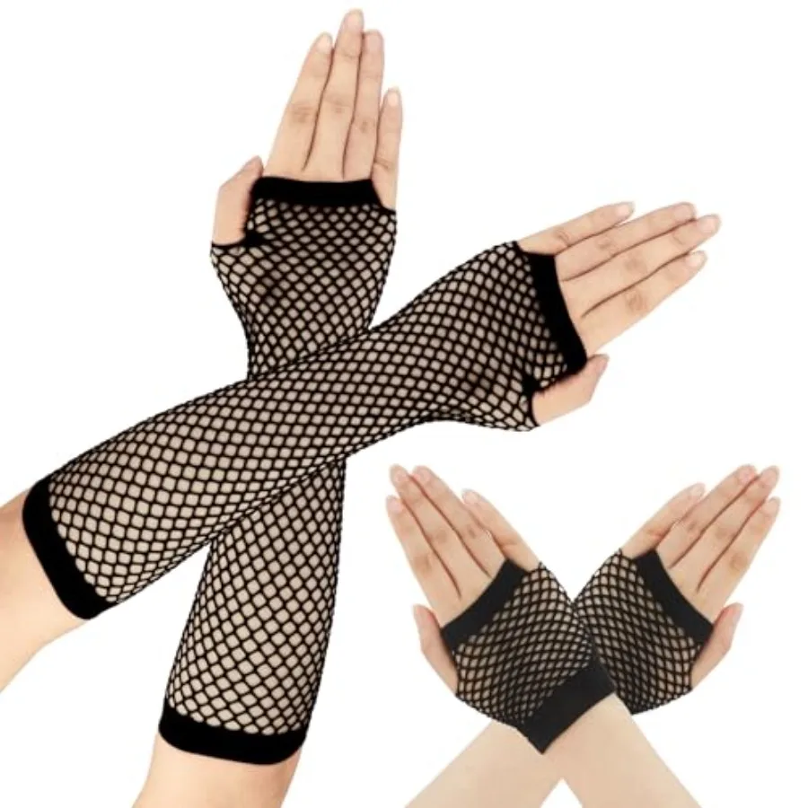 Fishnet Gloves Fingerless Fish Net Arm Sleeves Costume Accessories Women Girls Fingerless Mesh Gloves for Party
Fishnet Gloves Fingerless Fish Net Arm Sleeves Costume Accessories Women Girls Fingerless Mesh Gloves for Party