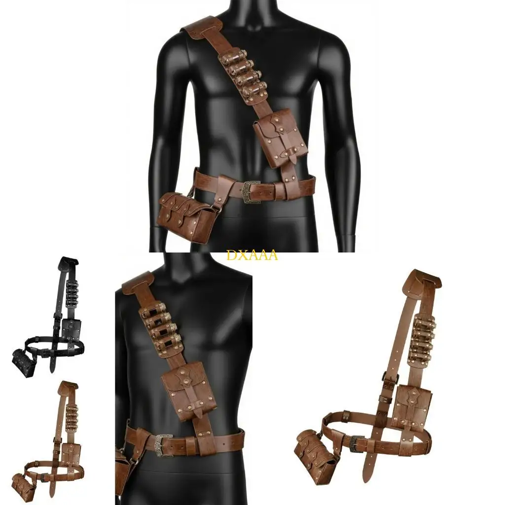 DXAA Punk Belt Medieval Waistband Simple Belt for LARP Costume and Festivities for Costume Parties and Daily
DXAA Punk Belt Medieval Waistband Simple Belt for LARP Costume and Festivities for Costume Parties and Daily