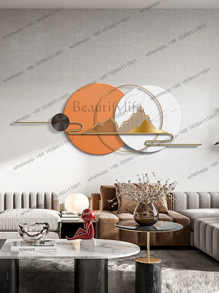 New Chinese-style living room wall decoration pendant wrought iron sofa background wall decoration
New Chinese-style living room wall decoration pendant wrought iron sofa background wall decoration