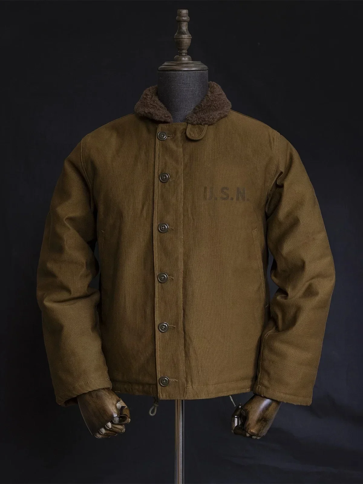 Red Tornado Naval N-1 Deck Jacket Jungle Cloth Shell Alpaca Lined Coat Men Vintage Workwear
Red Tornado Naval N-1 Deck Jacket Jungle Cloth Shell Alpaca Lined Coat Men Vintage Workwear