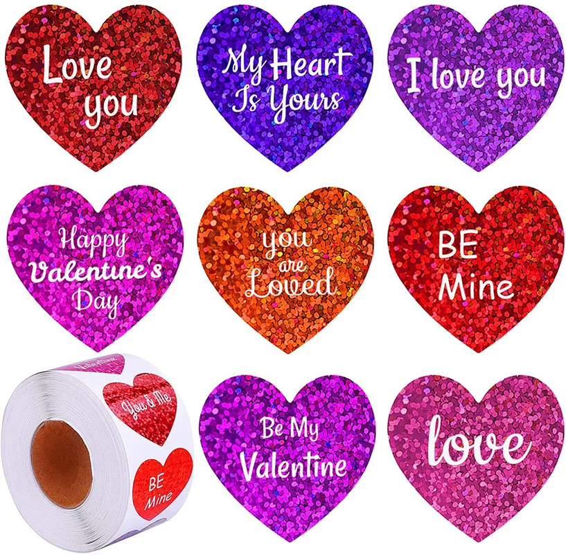 Colorful Heart Shaped Valentine's Day Stickers Thank You Sealing Label 1inch for Lover Romantic Gifts Wedding Party Supply Decor
Colorful Heart Shaped Valentine's Day Stickers Thank You Sealing Label 1inch for Lover Romantic Gifts Wedding Party Supply Decor