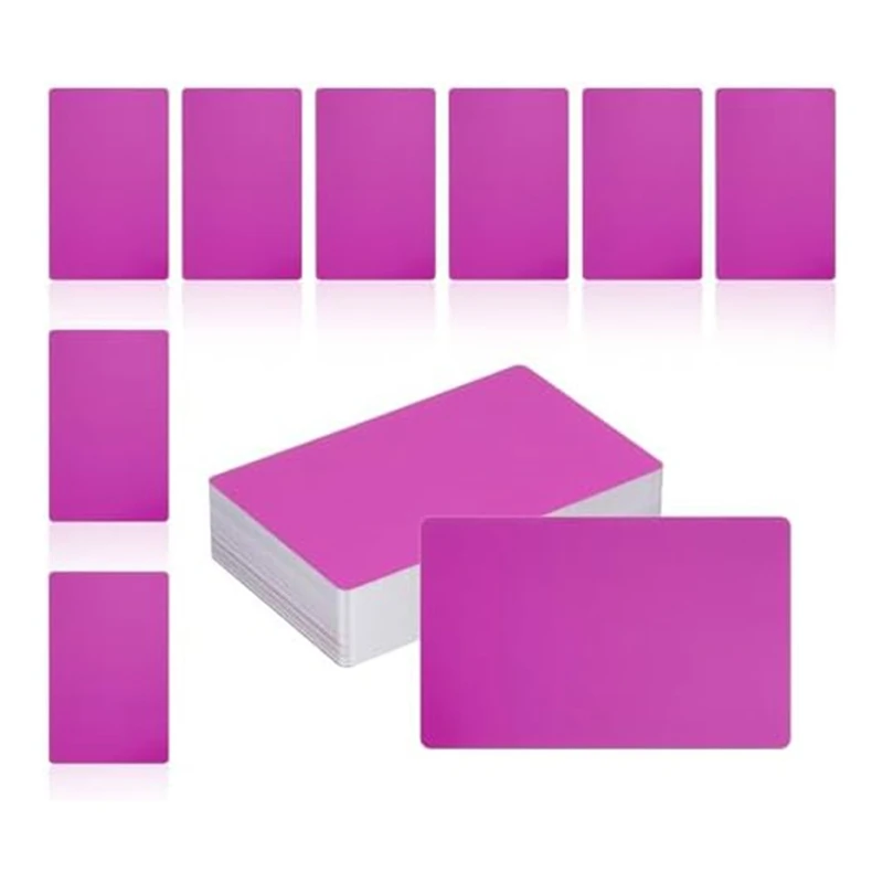 150Pcs Metal Business Card Blanks,1/64In Thick 3.4 X 2In Aluminum Laser Engraving Material For DIY Business Cards
150Pcs Metal Business Card Blanks,1/64In Thick 3.4 X 2In Aluminum Laser Engraving Material For DIY Business Cards