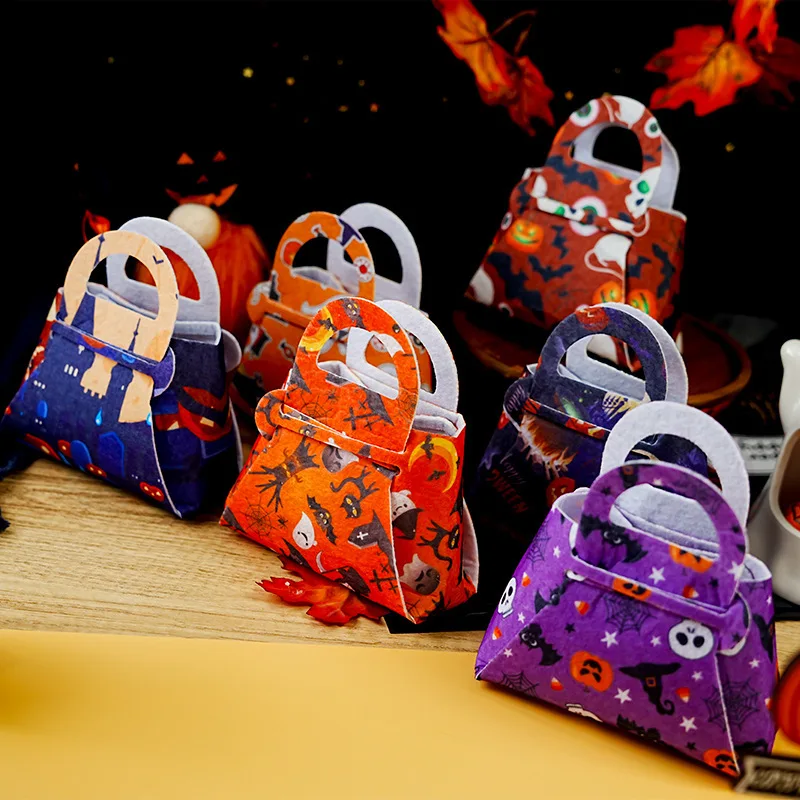 Cross-Border New Arrival Halloween Pumpkin Bag Portable Candy Bag Printed Candy Bag Party Handbag Bag
Cross-Border New Arrival Halloween Pumpkin Bag Portable Candy Bag Printed Candy Bag Party Handbag Bag