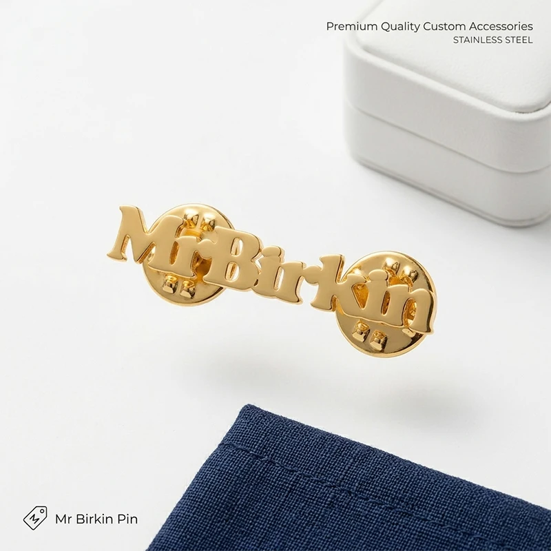 Personalized Custom Name Brooch Stainless Steel Nameplate Custom Font Fashion Jewelry Gift for Men Women Friends Birthday Party
Personalized Custom Name Brooch Stainless Steel Nameplate Custom Font Fashion Jewelry Gift for Men Women Friends Birthday Party