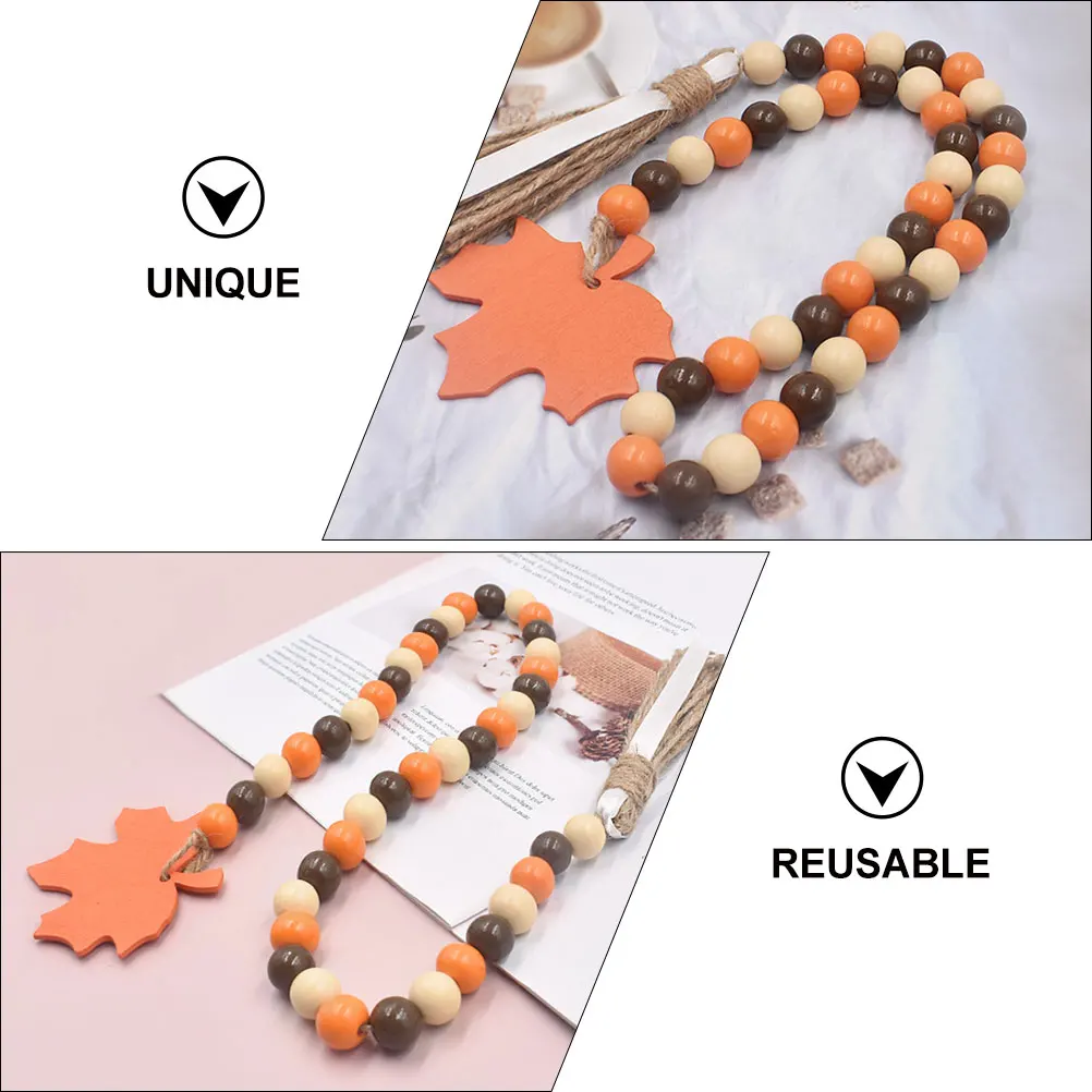 Maple Wood Beads Tassel Decoration Garland Halloween Pendant Decorations Beaded Rustic Hanging Pendants Ornament
Maple Wood Beads Tassel Decoration Garland Halloween Pendant Decorations Beaded Rustic Hanging Pendants Ornament