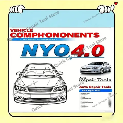 Car Software NYO 4.0 obd2 scanner Full Database Airbag + Carradio +Dashboard+IMMO+Navigation Auto Data Repair Software Car Radio