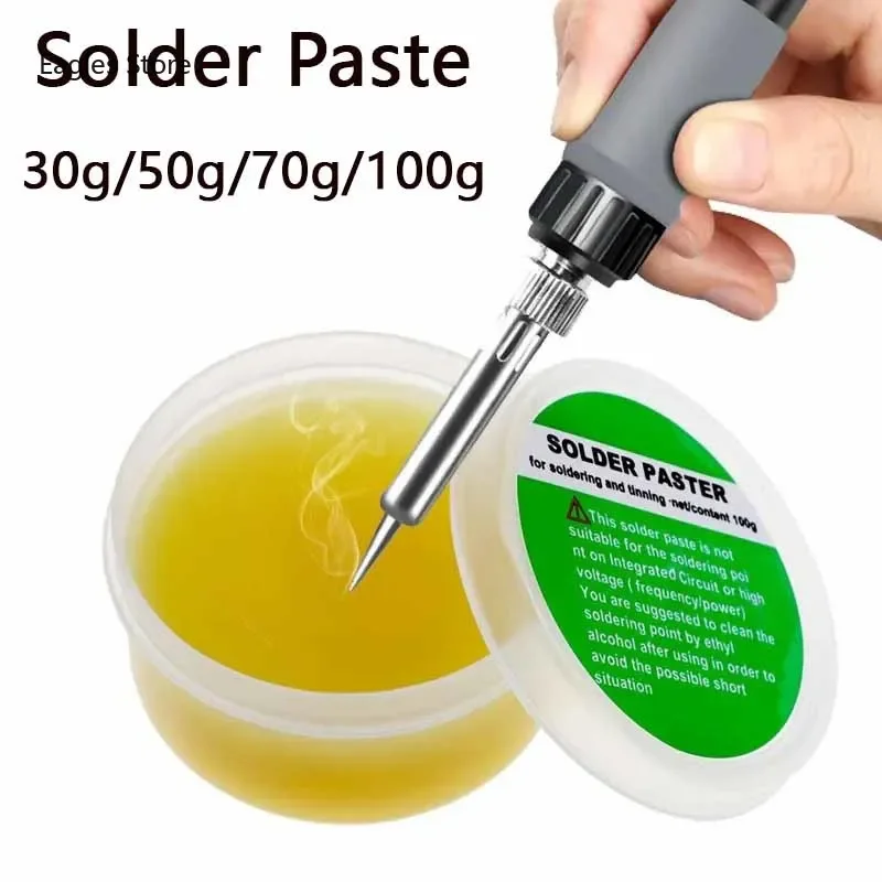 Professional Welding Solder Paste 1 Piece 30g/50g/70g/100g Welding Flux 183 Degree Medium Temperature Flux No-Clean Rosin
Professional Welding Solder Paste 1 Piece 30g/50g/70g/100g Welding Flux 183 Degree Medium Temperature Flux No-Clean Rosin