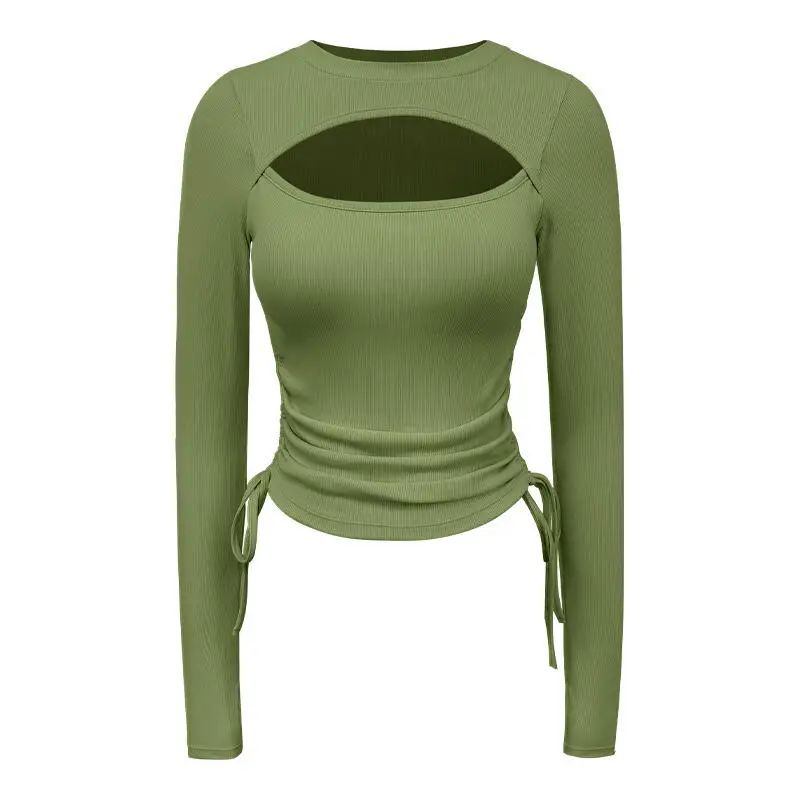Женская одежда для йоги: Новая вязаная базовая кофта с длинными рукавами на шнуровке для фитнеса, модная и сексуальная
Женская одежда для йоги: Новая вязаная базовая кофта с длинными рукавами на шнуровке для фитнеса, модная и сексуальная