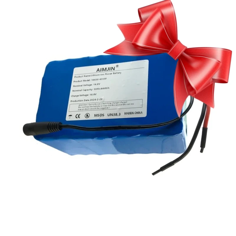 4S10P 14.8V 30Ah 444Watt 18650 Lithium Battery Pack with BMS for Inverter Smart Robot High-power Equipment Etc+16.8V charger
4S10P 14.8V 30Ah 444Watt 18650 Lithium Battery Pack with BMS for Inverter Smart Robot High-power Equipment Etc+16.8V charger