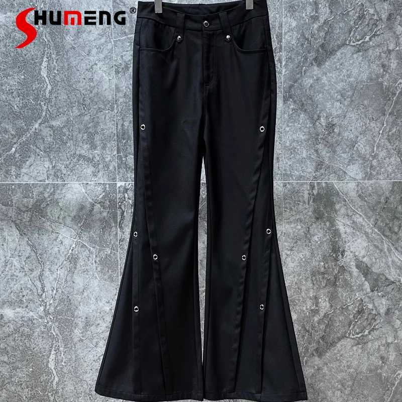 Men's 2025 New Fashion Metal Wide-Leg Trousers Loose Trendy Pocket Decoration Versatile Long Pants Male Handsome Chic Trousers
Men's 2025 New Fashion Metal Wide-Leg Trousers Loose Trendy Pocket Decoration Versatile Long Pants Male Handsome Chic Trousers