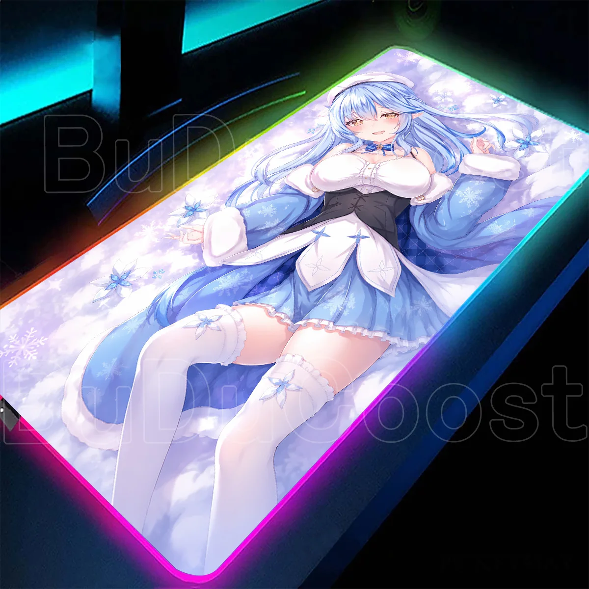 PC Laptop Carpet RGB Speed Hololive Anime Cute Yukihana Lamy Mouse Pad LED Backlit Rubber Gaming Computer Keyboard Mat 900x400mm
PC Laptop Carpet RGB Speed Hololive Anime Cute Yukihana Lamy Mouse Pad LED Backlit Rubber Gaming Computer Keyboard Mat 900x400mm