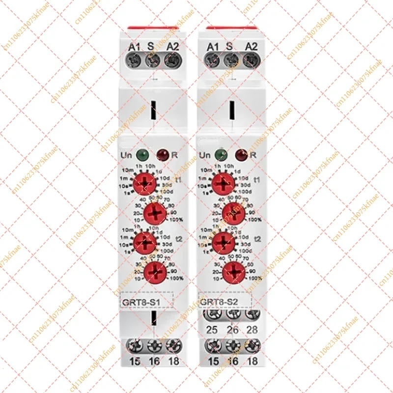 GRT8-S1/S2 Dual Time Cycle Delay Relay AC 220V | Adjustable Loop Timer Controller
GRT8-S1/S2 Dual Time Cycle Delay Relay AC 220V | Adjustable Loop Timer Controller
