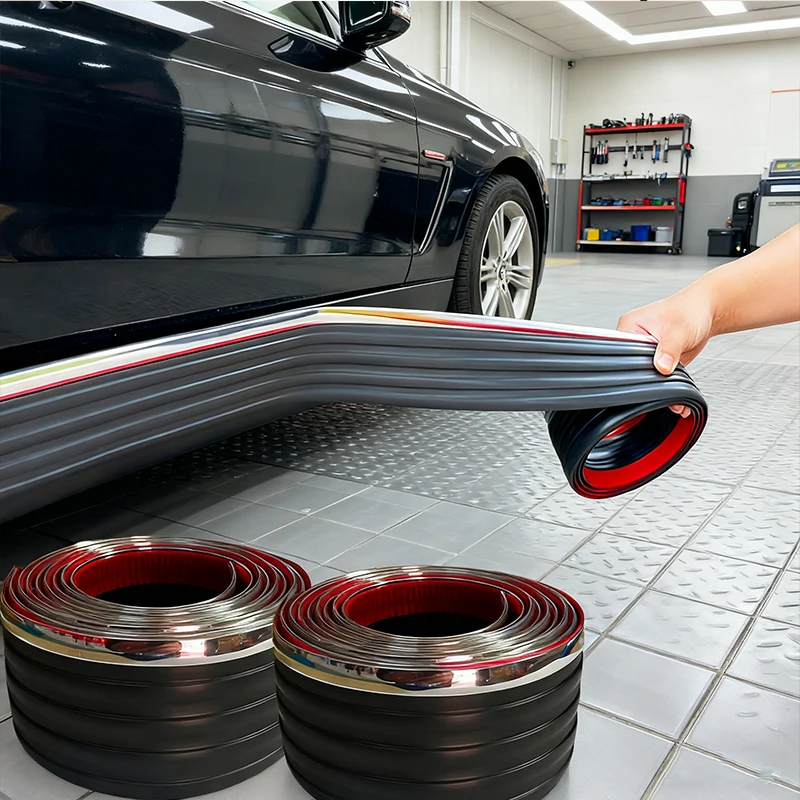 Car decorative strips, universal body side trim protection strips, anti-scratch side skirt edge stickers, auto accessories
Car decorative strips, universal body side trim protection strips, anti-scratch side skirt edge stickers, auto accessories