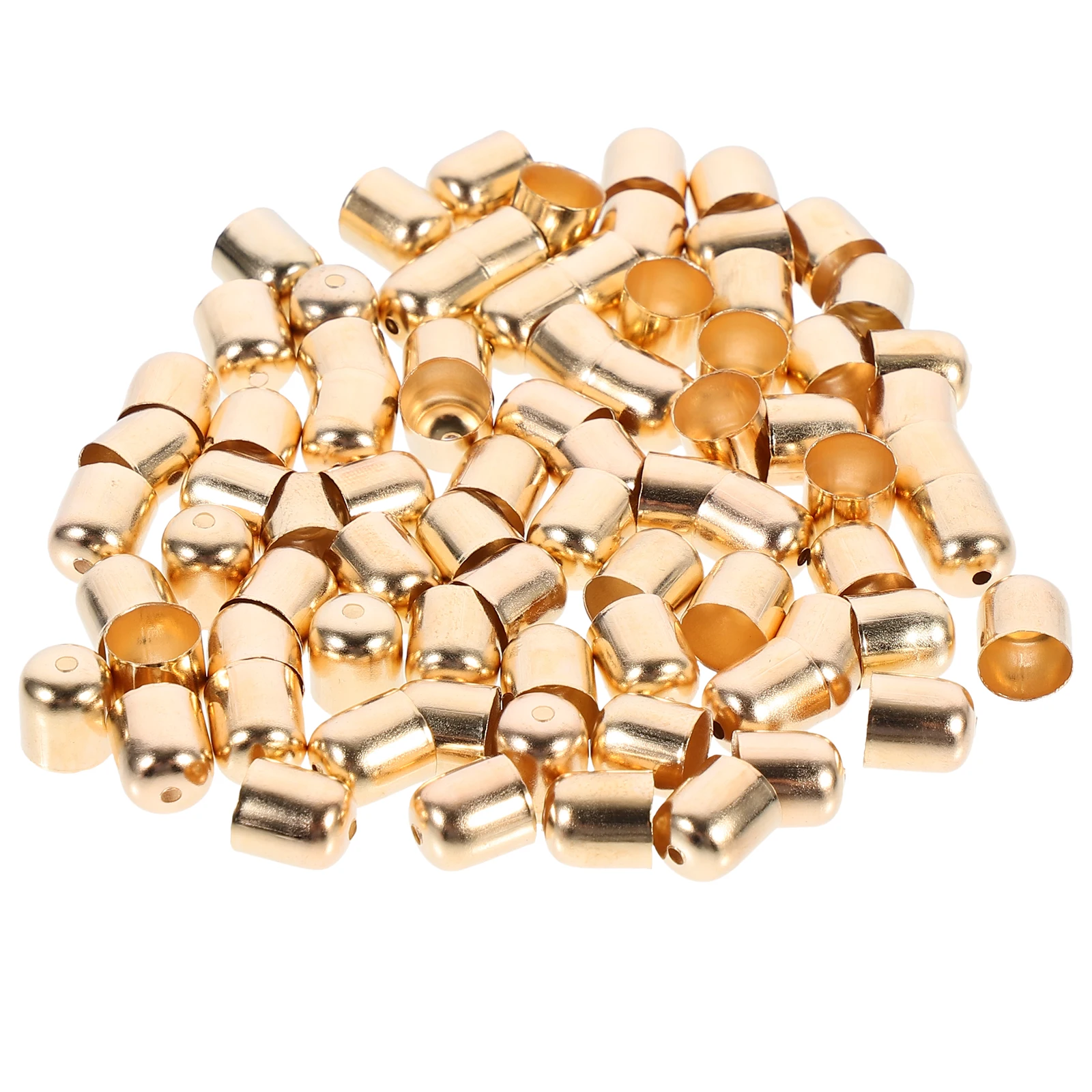 100 PCS Earring Accessories Cord End Capsfor Tassel Jewelry Making Metal Crimps Ends
100 PCS Earring Accessories Cord End Capsfor Tassel Jewelry Making Metal Crimps Ends