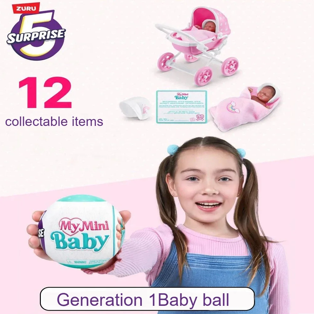 Коллекционная загадочная капсула ZURU 5 SURPRISE My Mini Baby Series 1, коллекционная игрушка-капсула для реалистичного миниатюрного детского игрового набора и
Коллекционная загадочная капсула ZURU 5 SURPRISE My Mini Baby Series 1, коллекционная игрушка-капсула для реалистичного миниатюрного детского игрового набора и