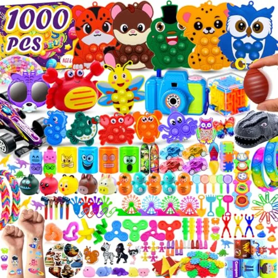 Party Favors for,Bulk Fidget Toys, Goodie Bags Stuffers, Treasure Box Toy for Classroom Prizes, Birthday Gifts, Stocking Pinata
Party Favors for,Bulk Fidget Toys, Goodie Bags Stuffers, Treasure Box Toy for Classroom Prizes, Birthday Gifts, Stocking Pinata
