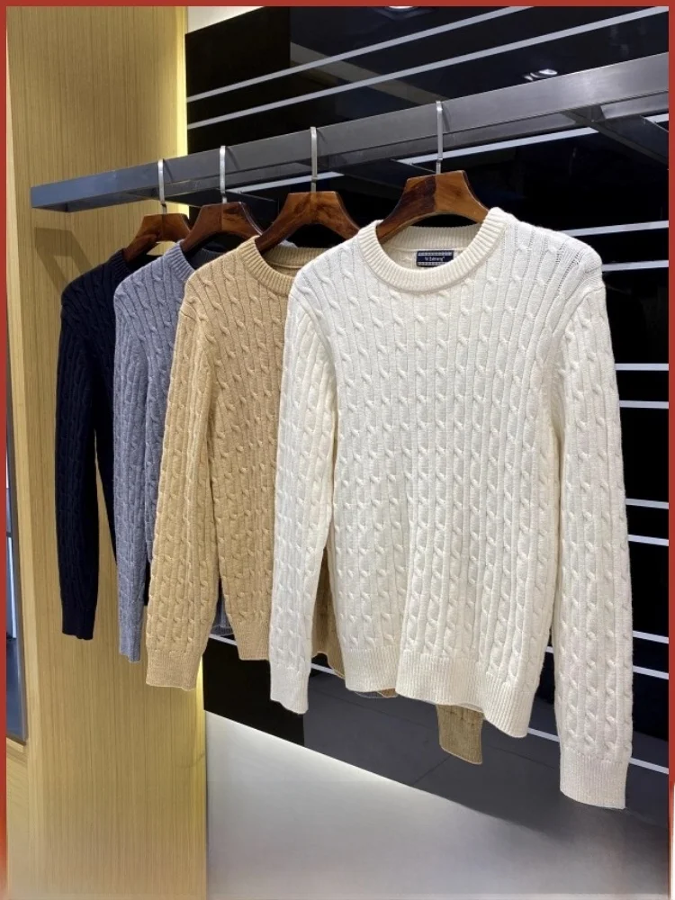 Теплый удобный мужской вязаный свитер круглый Ne Twist Knitting с 3D эффектом цвета осень-зима модная уличная одежда
Теплый удобный мужской вязаный свитер круглый Ne Twist Knitting с 3D эффектом цвета осень-зима модная уличная одежда