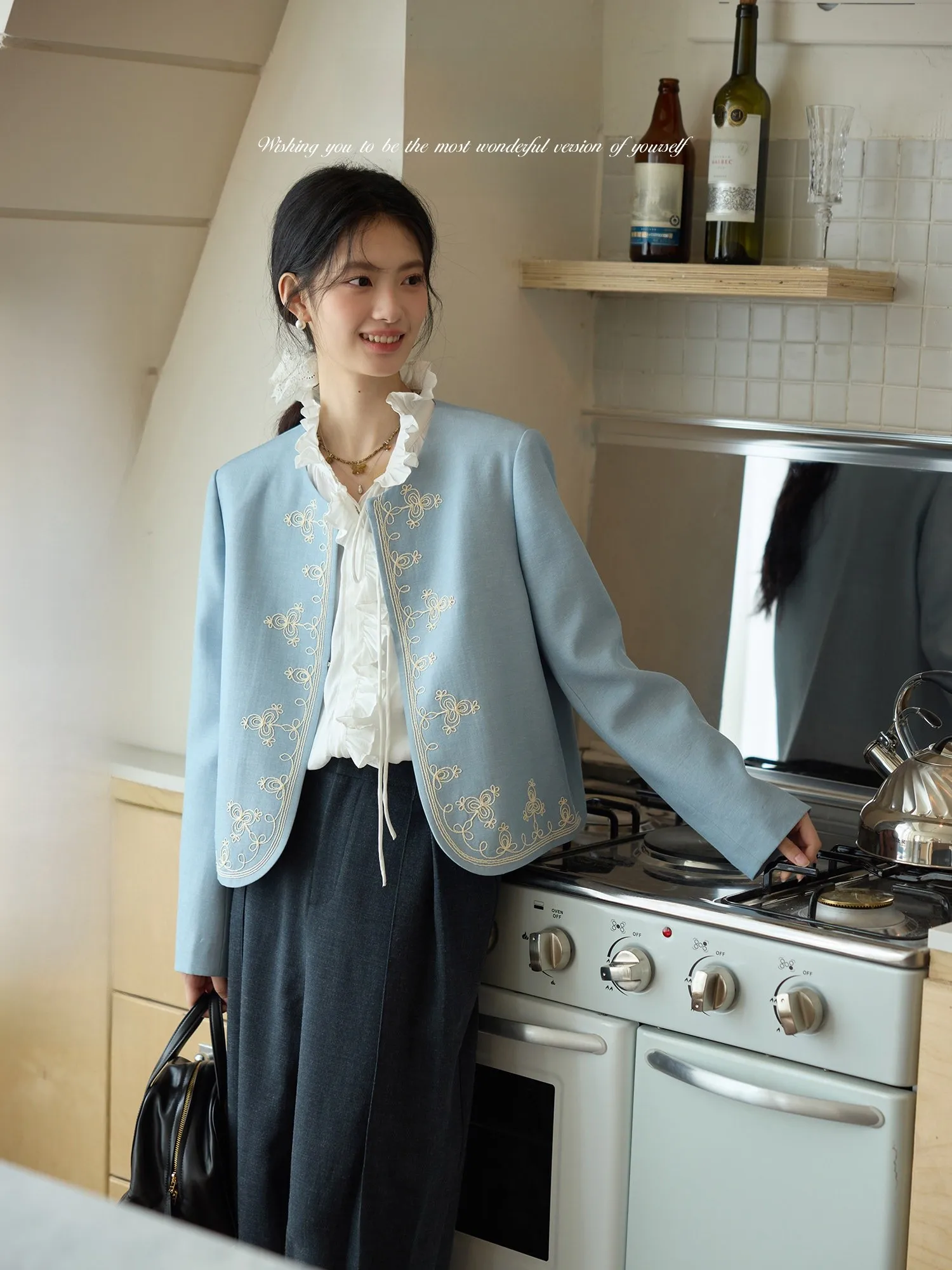 ORWhite Retro Heavy Embroidery ort Coat Spring 2026 Women's Faion round Ne Versatile Sli Little Bla Dr Wind
ORWhite Retro Heavy Embroidery ort Coat Spring 2026 Women's Faion round Ne Versatile Sli Little Bla Dr Wind