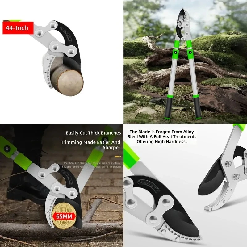 For Tianqi Rui Pruning Scissors Shark Mouth Large Opening Special Thick Branch Scissors Artifact Powerful Pruning Tool
For Tianqi Rui Pruning Scissors Shark Mouth Large Opening Special Thick Branch Scissors Artifact Powerful Pruning Tool