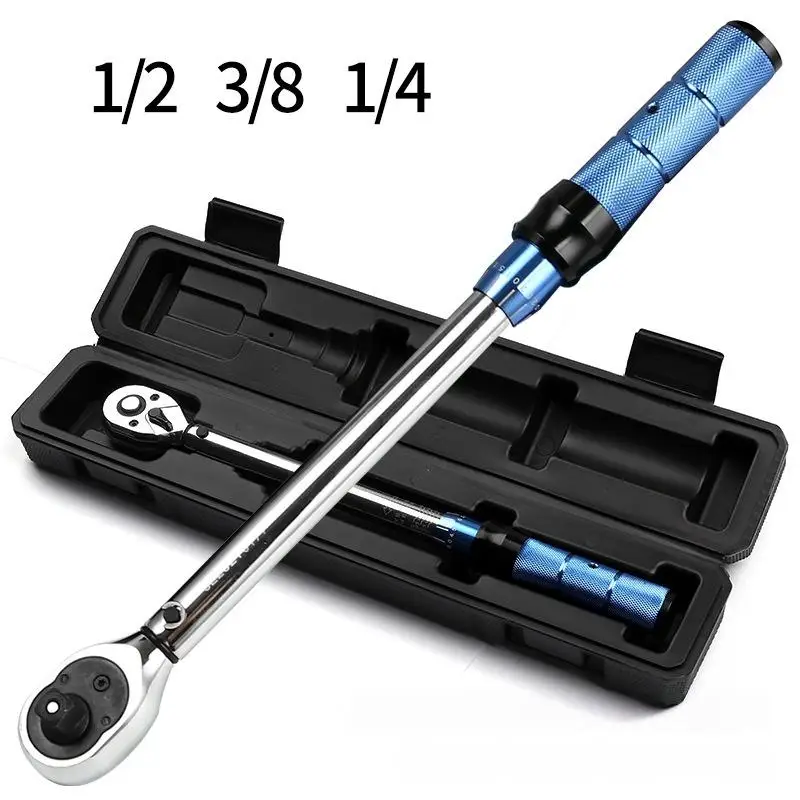 1Pcs 5-210Nm Preset Spark Plug Tool With Swivel Head 1/4" 3/8" 1/2" Drive Adjustable Torque Wrench For Car Bike Repair
1Pcs 5-210Nm Preset Spark Plug Tool With Swivel Head 1/4" 3/8" 1/2" Drive Adjustable Torque Wrench For Car Bike Repair
