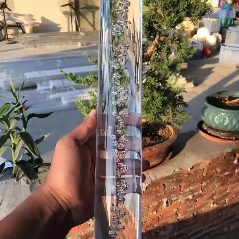Naxilai Acrylic Round Rod,1 inch Diameter 10 inch Length,Clear,Bubble Solid Plastic PMMA Bar Stick
Naxilai Acrylic Round Rod,1 inch Diameter 10 inch Length,Clear,Bubble Solid Plastic PMMA Bar Stick