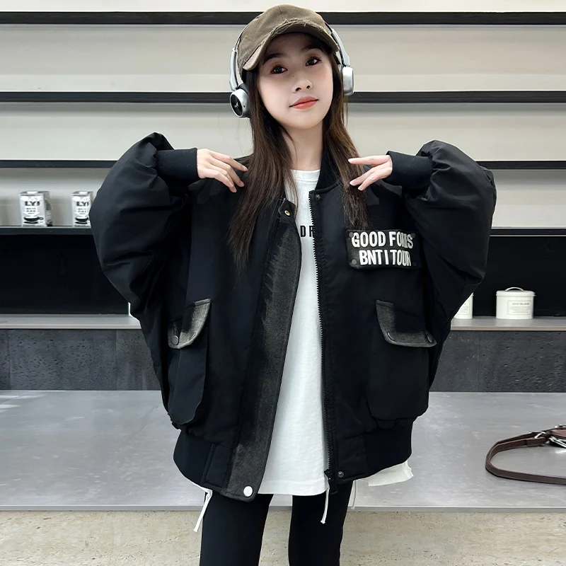 Хлопковая куртка для девочек-подростков, плотное хлопковое бейсбольное пальто, детская верхняя одежда, парка bebe, зимняя одежда для детей 4, 6, 8, 10, 12, 14 лет
Хлопковая куртка для девочек-подростков, плотное хлопковое бейсбольное пальто, детская верхняя одежда, парка bebe, зимняя одежда для детей 4, 6, 8, 10, 12, 14 лет