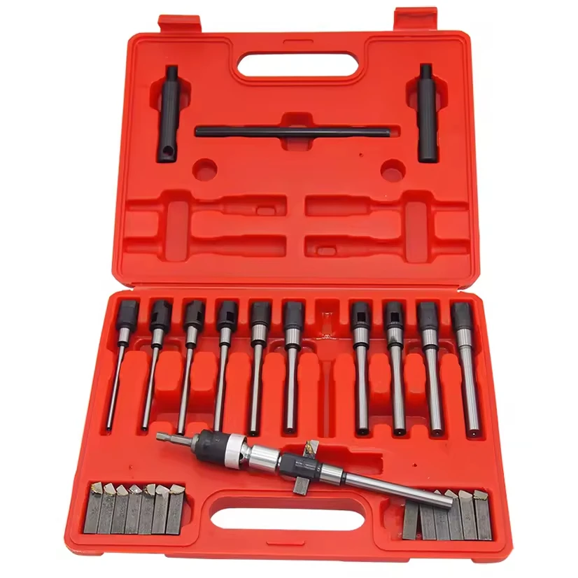 29pc Factory Multi-Specification Valve Reamer Industrial Grade Single-Sided Valve Seat Grinding Tool Boring Cutter Manual Reamer
29pc Factory Multi-Specification Valve Reamer Industrial Grade Single-Sided Valve Seat Grinding Tool Boring Cutter Manual Reamer