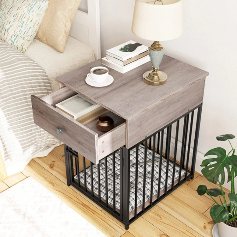 New Age Dog Crate Decorative Metal Kennels Large Dog Cages With Drawer Furniture Dog Wooden Houses
New Age Dog Crate Decorative Metal Kennels Large Dog Cages With Drawer Furniture Dog Wooden Houses