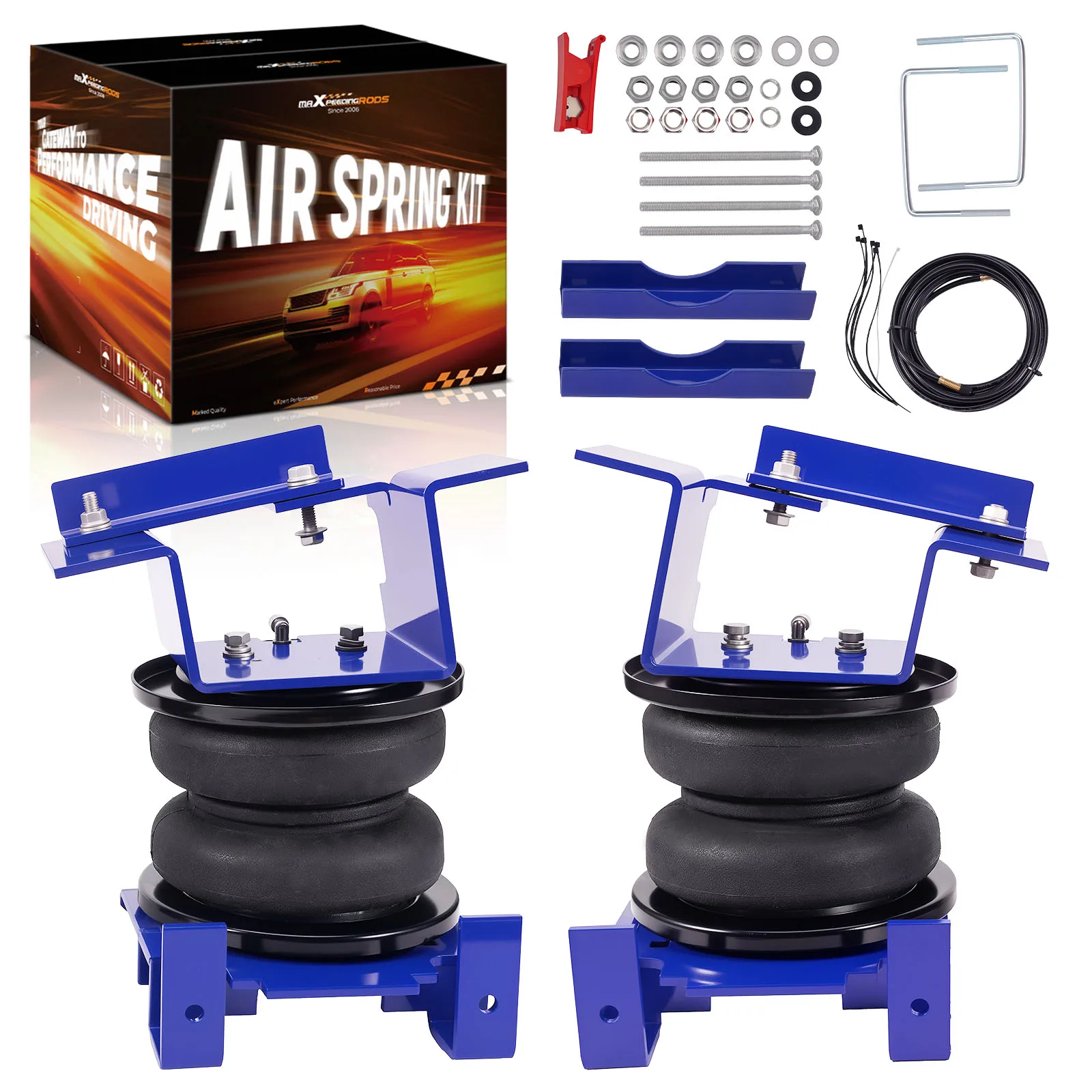 Air Helper Spring Suspension Kit 7500lbs For Dodge Ram 3500 RWD 4WD 2019-2022 Air Spring Kit
Air Helper Spring Suspension Kit 7500lbs For Dodge Ram 3500 RWD 4WD 2019-2022 Air Spring Kit