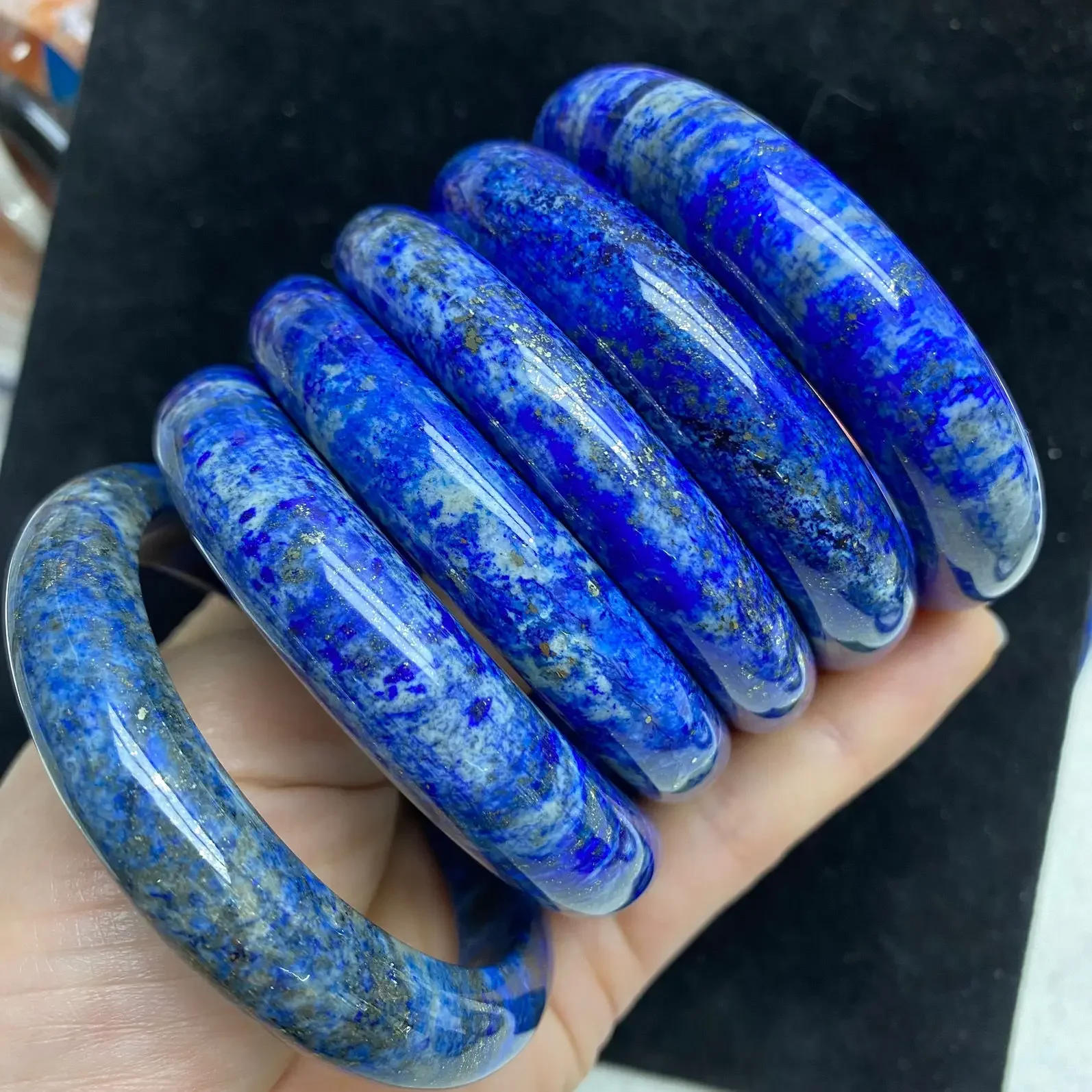 Natural Lazurite Bracelet Women's Old Afghan Mineral Exquisite Color Bangle Fashion Handling Advanced Fine Jewelry
Natural Lazurite Bracelet Women's Old Afghan Mineral Exquisite Color Bangle Fashion Handling Advanced Fine Jewelry