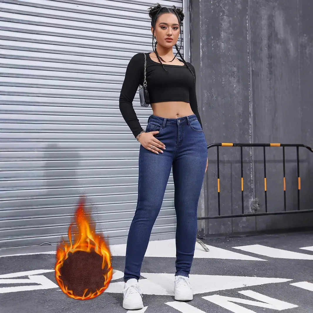 Флисовые джинсы, женские узкие джинсовые брюки, винтажные джинсовые джинсы, женские модные эластичные брюки, уличная одежда, прямые джинсы с запахом на бедрах
Флисовые джинсы, женские узкие джинсовые брюки, винтажные джинсовые джинсы, женские модные эластичные брюки, уличная одежда, прямые джинсы с запахом на бедрах
