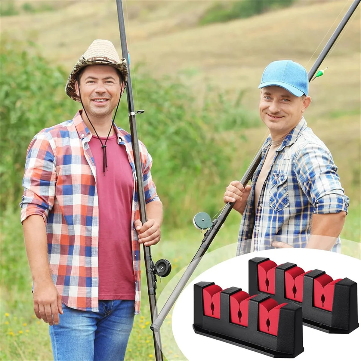 Ultra-Durable 3 Rod Fishing Rod Holder Wall Mount Fishing Rod Rack Horizontal Rod Holder for Wall Garage Boat Accessories 4pcs R
Ultra-Durable 3 Rod Fishing Rod Holder Wall Mount Fishing Rod Rack Horizontal Rod Holder for Wall Garage Boat Accessories 4pcs R