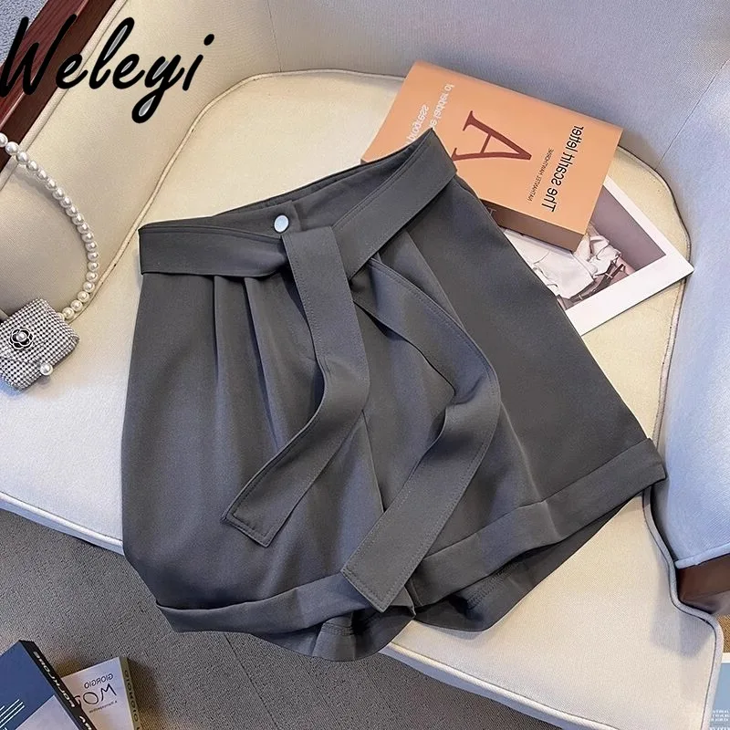 Милый костюм на бретелях, широкие шорты, корейская мода, Ropa Mujer, летние Cutecore и универсальные тонкие брюки с высокой талией Cortos
Милый костюм на бретелях, широкие шорты, корейская мода, Ropa Mujer, летние Cutecore и универсальные тонкие брюки с высокой талией Cortos