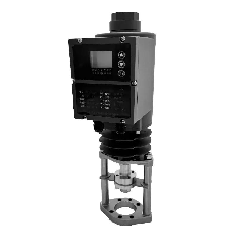 Electric actuator, intelligent straight stroke valve, electric actuator, suitable for regulating valve, globe valve, etc
Electric actuator, intelligent straight stroke valve, electric actuator, suitable for regulating valve, globe valve, etc