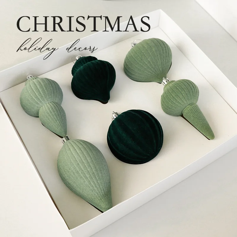 6pcs Shaped Flocked Christmas Balls Christmas Tree Small Hanging Burgundy Dark Green Xmas Flocked Balls Christmas Decorations
6pcs Shaped Flocked Christmas Balls Christmas Tree Small Hanging Burgundy Dark Green Xmas Flocked Balls Christmas Decorations