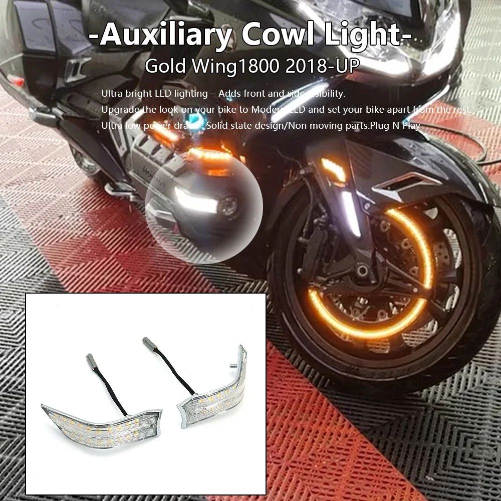 Новинка для Honda GOLD WING GL1800 GL 1800 2018-2022 2021 мотоциклетная противотуманная модель, дополнительные светодиодные сигналы поворота, декоративная коронка
Новинка для Honda GOLD WING GL1800 GL 1800 2018-2022 2021 мотоциклетная противотуманная модель, дополнительные светодиодные сигналы поворота, декоративная коронка