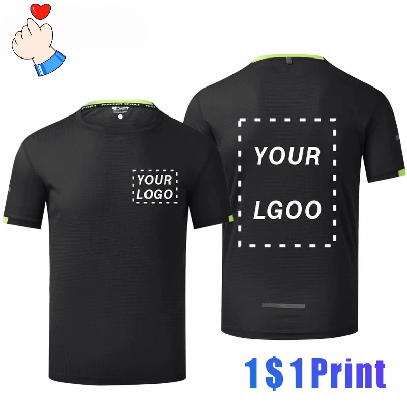 Quick-drying Sports Fitness T-shirt Custom Printed Logo Men's Round Neck Polyester Shirt Personalized Design Pattern 2025
Quick-drying Sports Fitness T-shirt Custom Printed Logo Men's Round Neck Polyester Shirt Personalized Design Pattern 2025
