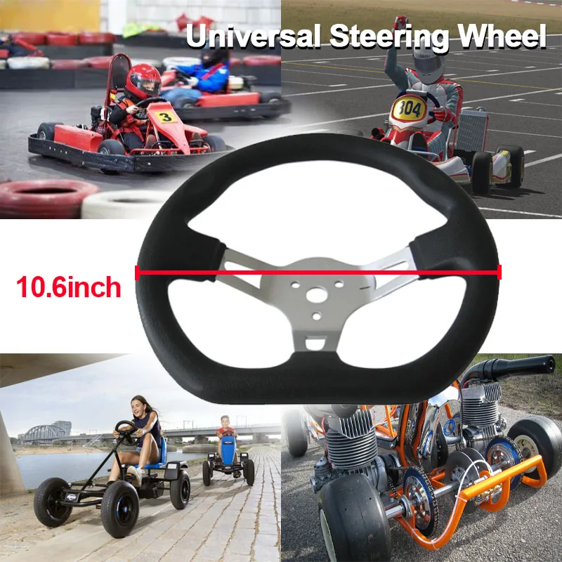 Kart Universal Steering Wheel Racing Accessories Racing Kart Turning Steering Wheel Entertainment Activities
Kart Universal Steering Wheel Racing Accessories Racing Kart Turning Steering Wheel Entertainment Activities