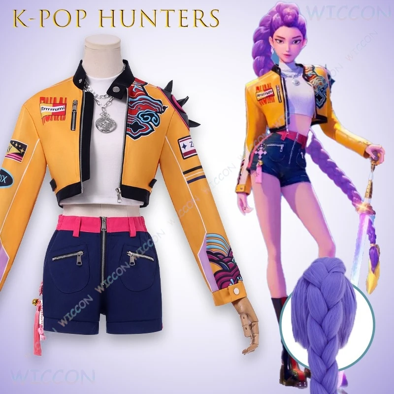 Anime Girl Group Stage Outfit Full Set KPOP DemH Unters Rumi Huntrix Zoe Mira Cosplay Costume Elegant Witch Dress Halloween Cos
Anime Girl Group Stage Outfit Full Set KPOP DemH Unters Rumi Huntrix Zoe Mira Cosplay Costume Elegant Witch Dress Halloween Cos