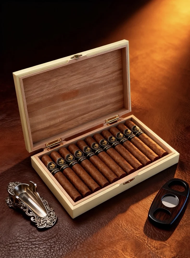 A Light Luxury 10 Pack Travel Moisturizing Cigar Box, A Minimalist Okuman Cigar Box.
A Light Luxury 10 Pack Travel Moisturizing Cigar Box, A Minimalist Okuman Cigar Box.
