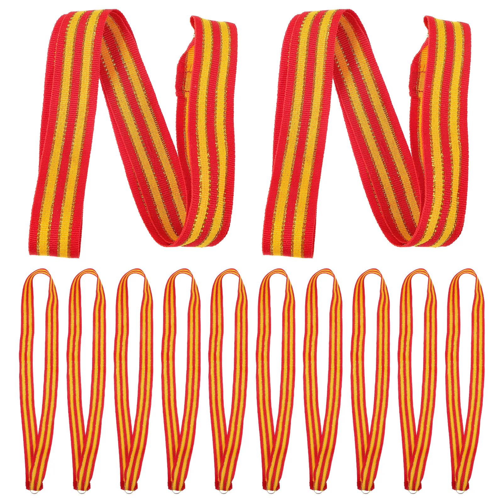 20Pcs Medal Ribbons Neck Straps Polyester Cotton Sport Meeting Medal Lanyards Award Ribbons Competition Sports Accessories
20Pcs Medal Ribbons Neck Straps Polyester Cotton Sport Meeting Medal Lanyards Award Ribbons Competition Sports Accessories