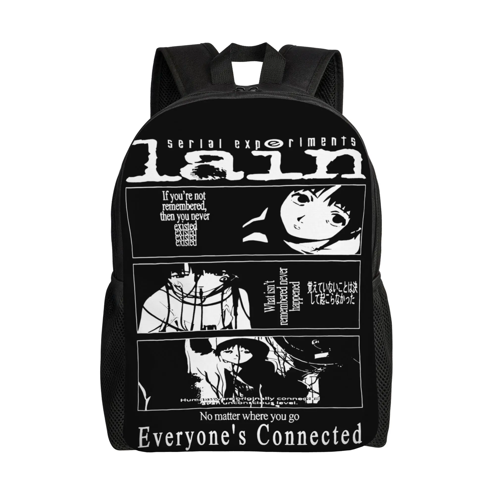 Serial Experiments Lain Backpack Camping Backpacks Teen Custom Lightweight High School Bags Kawaii Rucksack
Serial Experiments Lain Backpack Camping Backpacks Teen Custom Lightweight High School Bags Kawaii Rucksack