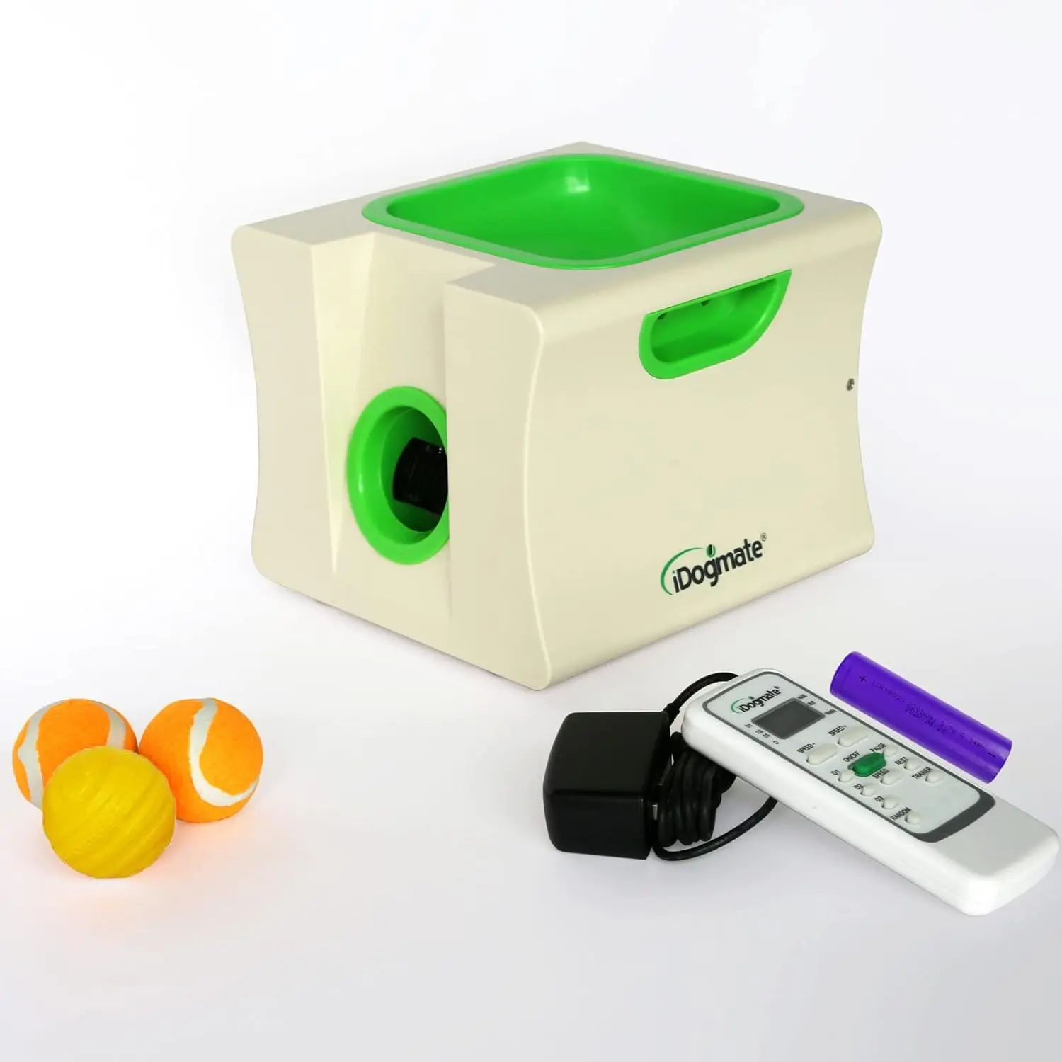 Ball Launcher for Dogs, Automatic Dog Ball Thrower for Mini Dog with Rechargeable (Small Ball Thrower for Dogs with 3 Balls)
Ball Launcher for Dogs, Automatic Dog Ball Thrower for Mini Dog with Rechargeable (Small Ball Thrower for Dogs with 3 Balls)