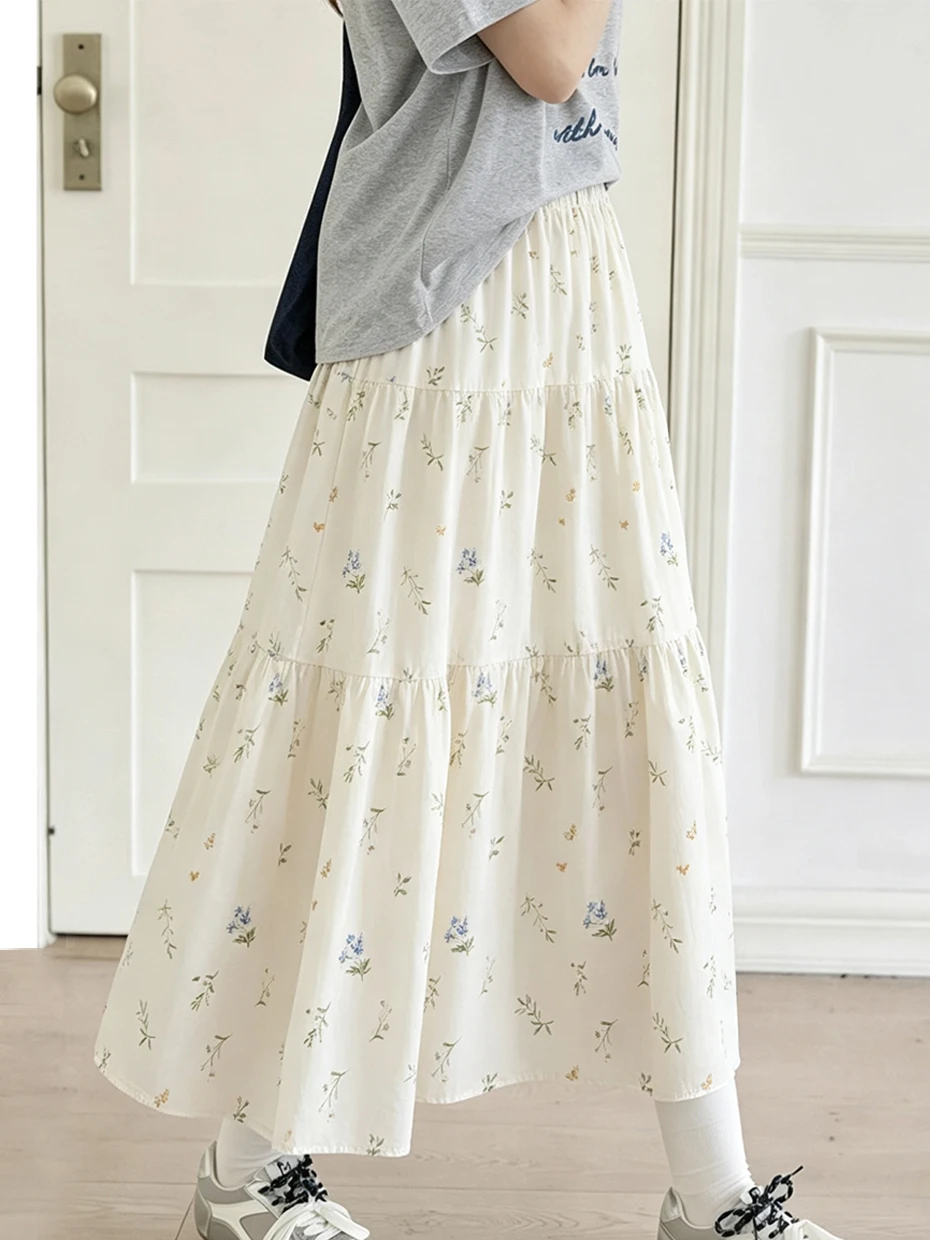 High Waist Floral Chiffon Skirt Women's Long Summer 2026 New Fairy Tale Gyrating A-Line Skirt Korean Style Daily Wear
High Waist Floral Chiffon Skirt Women's Long Summer 2026 New Fairy Tale Gyrating A-Line Skirt Korean Style Daily Wear