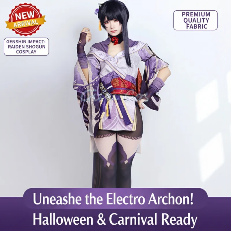 ☆YunCos Genshin Impact Raiden Shogun Cosplay Costume Beelzebul Anime Halloween Party Women Game Uniform Set☆
☆YunCos Genshin Impact Raiden Shogun Cosplay Costume Beelzebul Anime Halloween Party Women Game Uniform Set☆