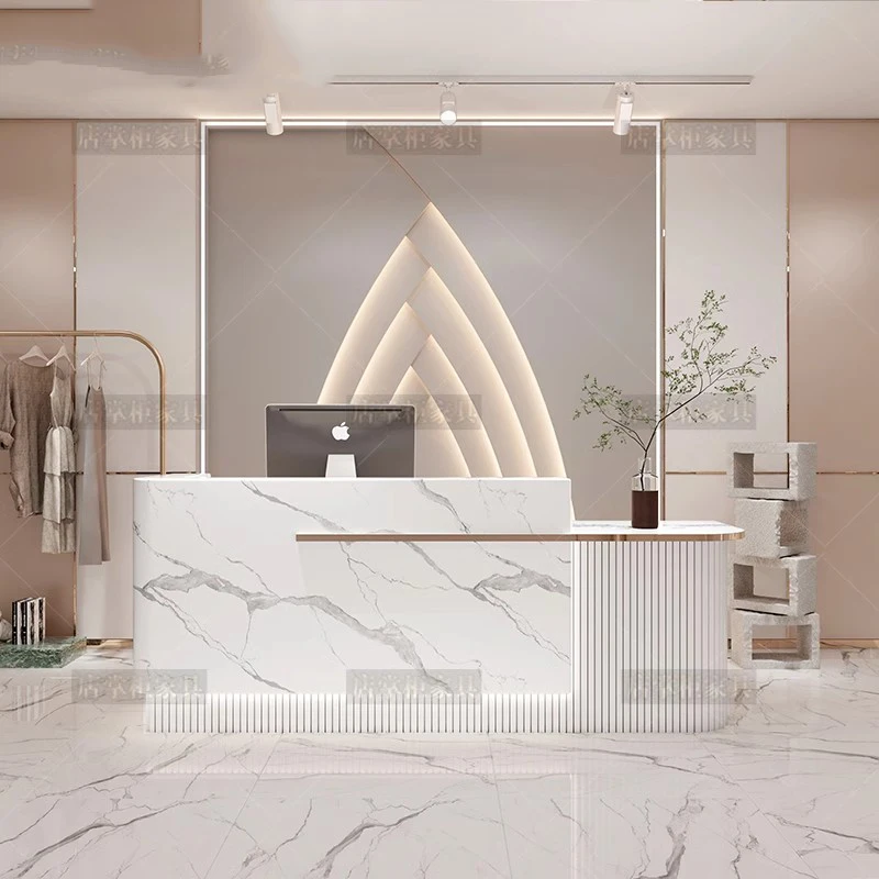 Garden Computer Reception Desk Cashier Modern Console Cashier Table European Luxury Escrivaninha Para Quarto Furniture Reception
Garden Computer Reception Desk Cashier Modern Console Cashier Table European Luxury Escrivaninha Para Quarto Furniture Reception