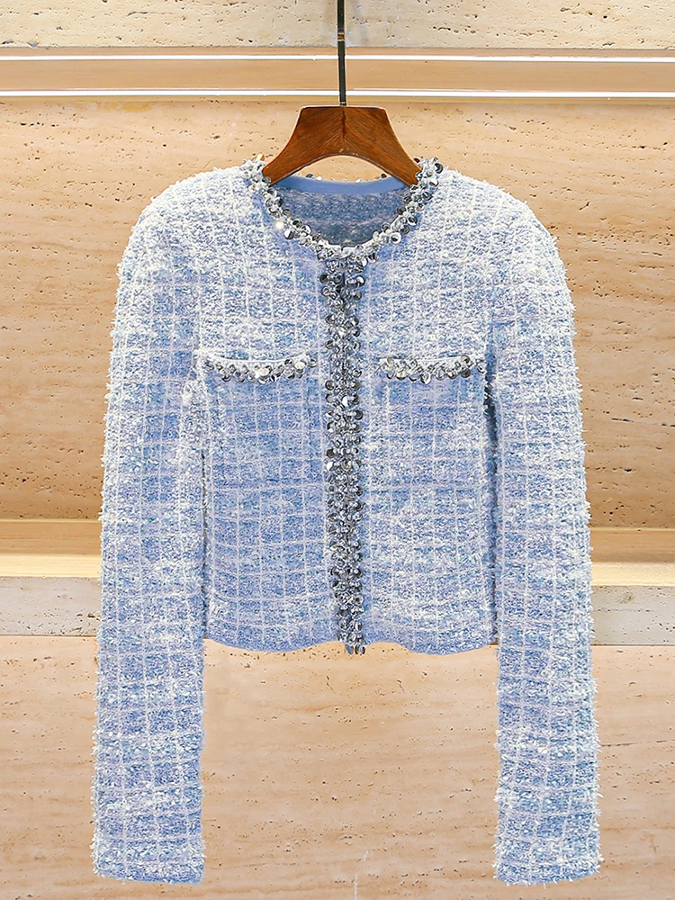 SP Home South Oil High End Women's Spring 2025 Small Fraance Sle Knitted Glitter Cardigan Jaet Women's Loose Fit
SP Home South Oil High End Women's Spring 2025 Small Fraance Sle Knitted Glitter Cardigan Jaet Women's Loose Fit