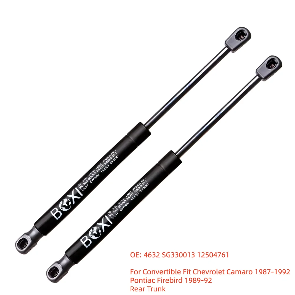 BOXI 2pcs Rear Lift Support For Convertible For Chevrolet Camaro 1987- 1992 Pontiac Firebird 1989-1992 4632 SG330013 Lift Struts
BOXI 2pcs Rear Lift Support For Convertible For Chevrolet Camaro 1987- 1992 Pontiac Firebird 1989-1992 4632 SG330013 Lift Struts