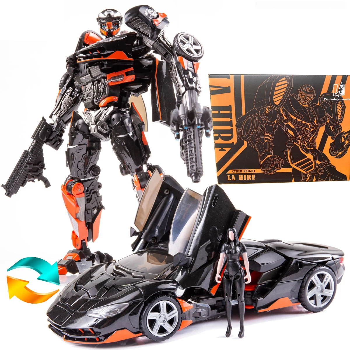 Thunder Toy La Hire TH01 Transformation Toys Rodimus Hot Rod TH01 DX9 K3 Soul Action Figure Deformation Robot Car Anime Model
Thunder Toy La Hire TH01 Transformation Toys Rodimus Hot Rod TH01 DX9 K3 Soul Action Figure Deformation Robot Car Anime Model